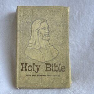 Holy Bible✠ KJV✠ Illustrated✠‎ Gold Seal Remembrance Edition✠ Royal 1966